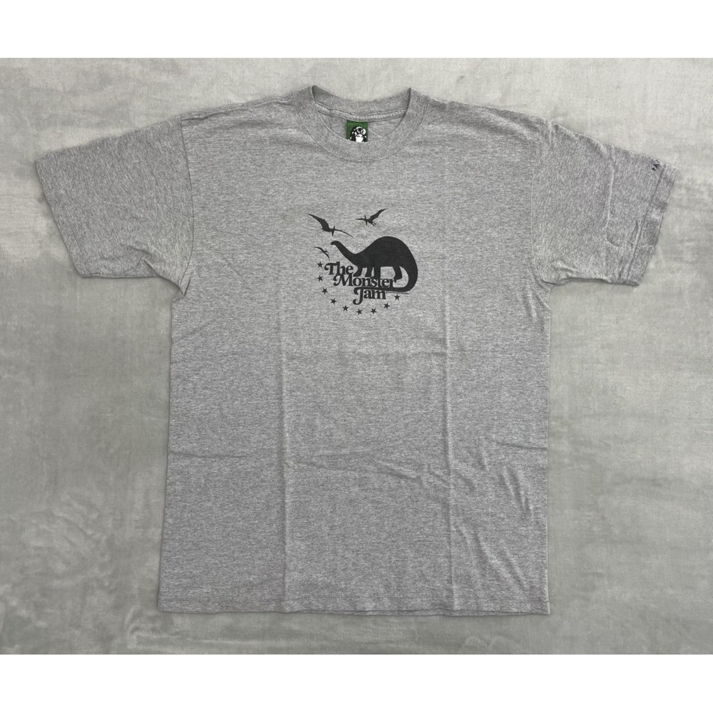 P.A.M. The Monster Jam T-Shirt Mens Large Gray Graphic Tee Streetwear Rare